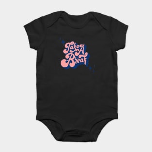 text art Baby Bodysuit